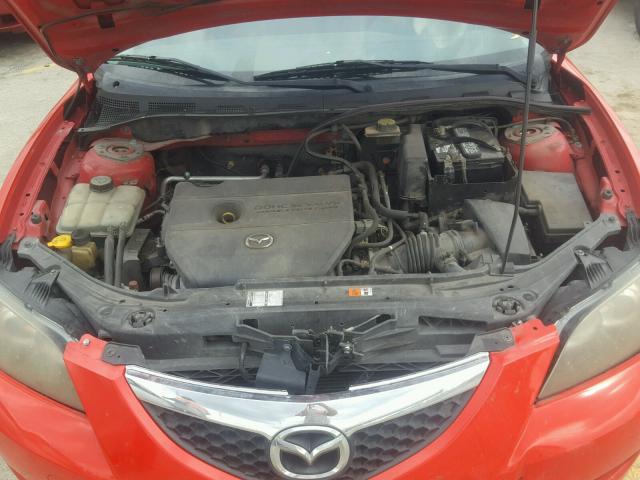 JM1BK32F571751377 - 2007 MAZDA 3 I RED photo 7