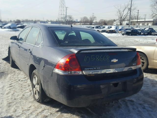 2G1WT58K989274005 - 2008 CHEVROLET IMPALA LT GRAY photo 3