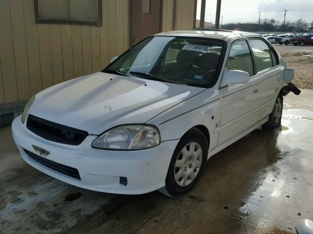 1HGEJ8646XL051539 - 1999 HONDA CIVIC EX 白色 照片 2