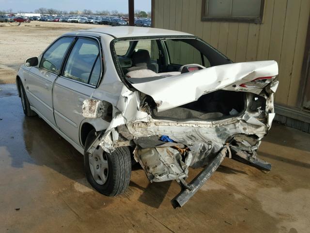 1HGEJ8646XL051539 - 1999 HONDA CIVIC EX 白色 照片 3