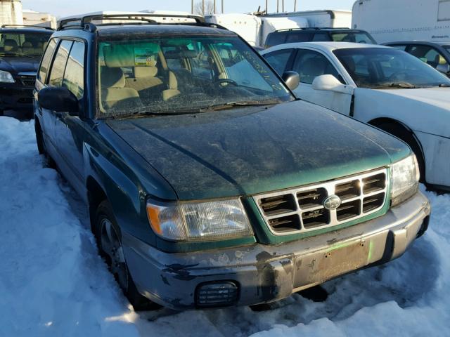 JF1SF6559WH712652 - 1998 SUBARU FORESTER S GREEN photo 1