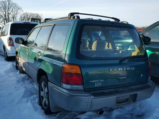 JF1SF6559WH712652 - 1998 SUBARU FORESTER S Yaşıl foto 3