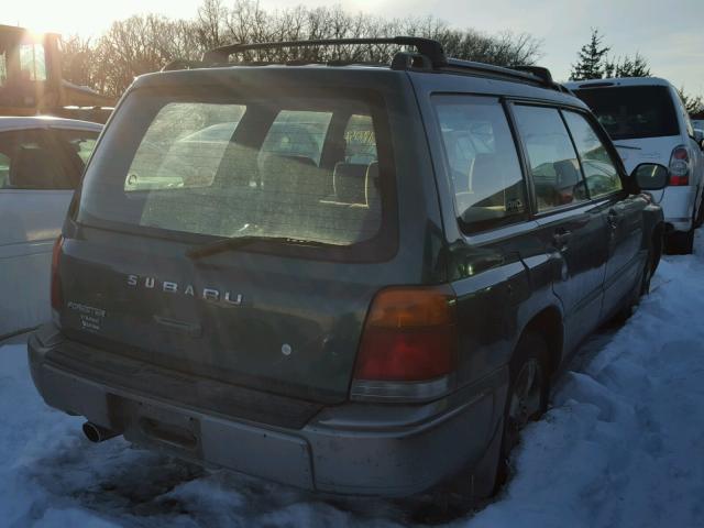 JF1SF6559WH712652 - 1998 SUBARU FORESTER S Yaşıl foto 4