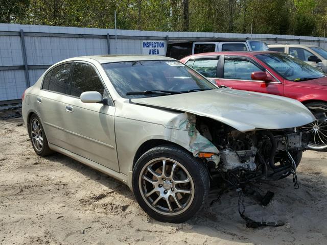 JNKCV51E56M515629 - 2006 INFINITI G35 GOLD photo 1