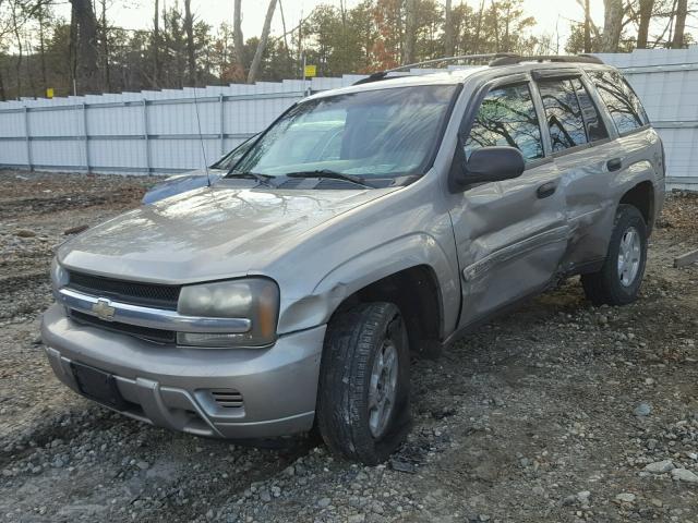 1GNDT13S122263057 - 2002 CHEVROLET TRAILBLAZE GRAY photo 1