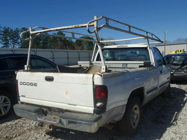 1B7HC16YXWS764402 - 1998 DODGE RAM 1500 WHITE photo 4