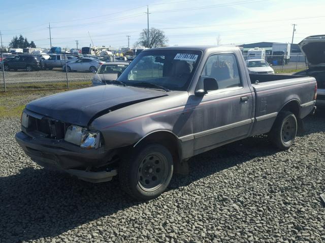 1FTCR10A1VUC09006 - 1997 FORD RANGER BLACK photo 2