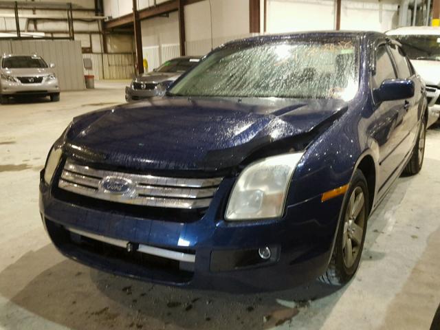 3FAFP07Z56R192881 - 2006 FORD FUSION SE BLUE photo 2