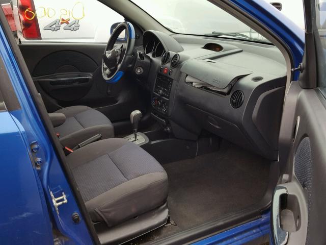 KL1TD66638B073239 - 2008 CHEVROLET AVEO BASE Mavi foto 5