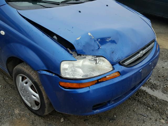 KL1TD66638B073239 - 2008 CHEVROLET AVEO BASE Mavi foto 9