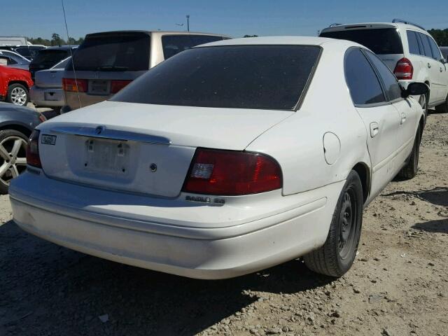 1MEFM50U23A618982 - 2003 MERCURY SABLE GS WHITE photo 4