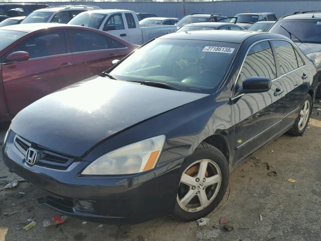 1HGCM56643A092997 - 2003 HONDA ACCORD EX BLACK photo 2