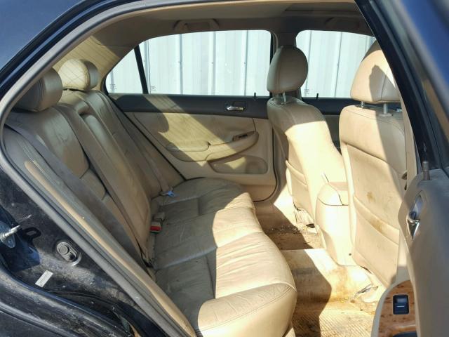 1HGCM56643A092997 - 2003 HONDA ACCORD EX BLACK photo 6