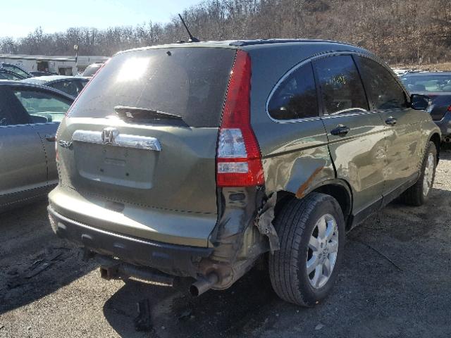 5J6RE48589L012130 - 2009 HONDA CR-V EX GREEN photo 4