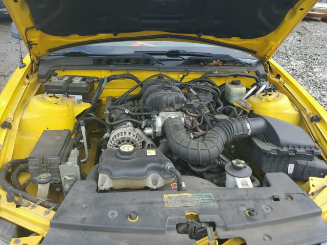 1ZVFT80N365156425 - 2006 FORD MUSTANG YELLOW photo 7