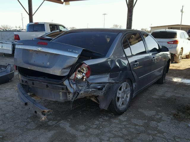 1G1ZT518X6F134402 - 2006 CHEVROLET MALIBU LT GRAY photo 4