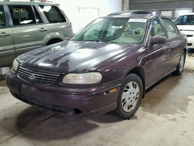 1G1ND52MXW6111676 - 1998 CHEVROLET MALIBU PURPLE photo 2