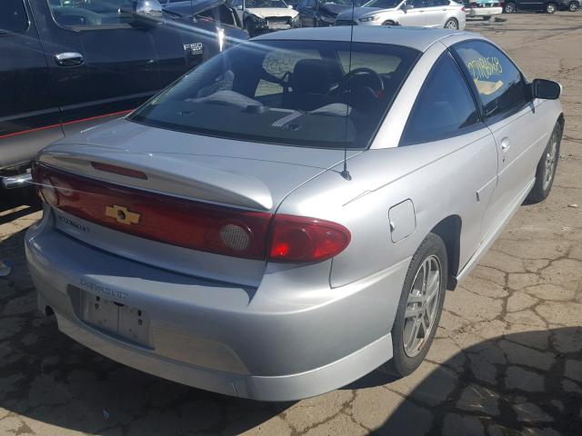 1G1JH12F857179318 - 2005 CHEVROLET CAVALIER L SILVER photo 4