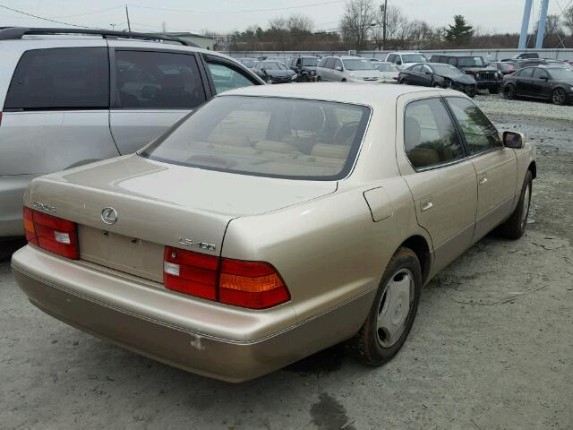 JT8BH28F7Y0173823 - 2000 LEXUS LS 400 GOLD photo 4