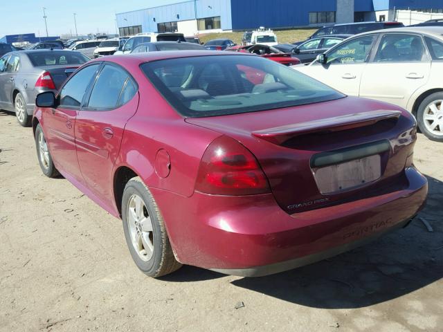2G2WP522951197591 - 2005 PONTIAC GRAND PRIX Qırmızı foto 3