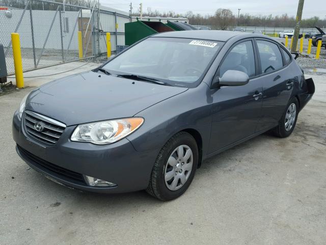 KMHDU46DX9U618337 - 2009 HYUNDAI ELANTRA GL CHARCOAL photo 2