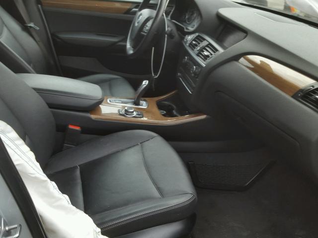 5UXWX5C55BL704494 - 2011 BMW X3 XDRIVE2 ვერცხლისფერი ფოტო 5
