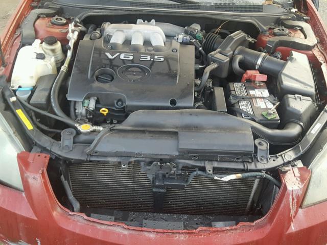 1N4BL11D26N374215 - 2006 NISSAN ALTIMA SE RED photo 7