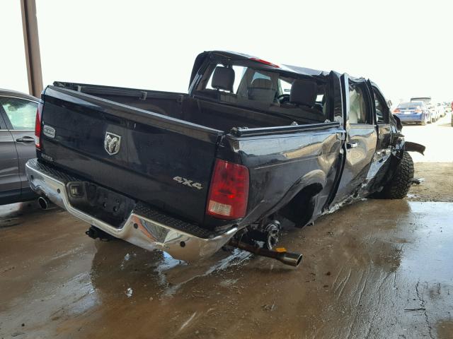 1C6RD7PT2CS191330 - 2012 DODGE RAM 1500 L BLACK photo 4