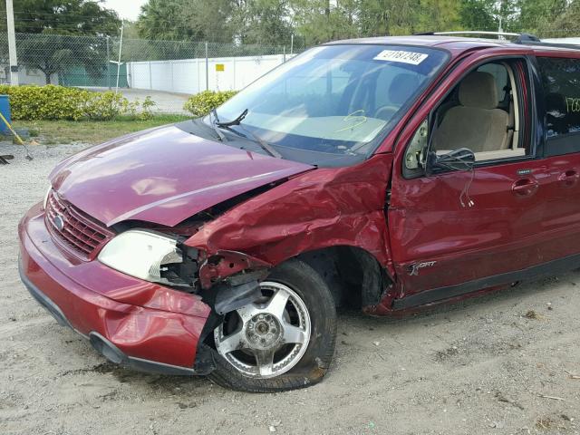 2FMZA57423BB79649 - 2003 FORD WINDSTAR S RED photo 9