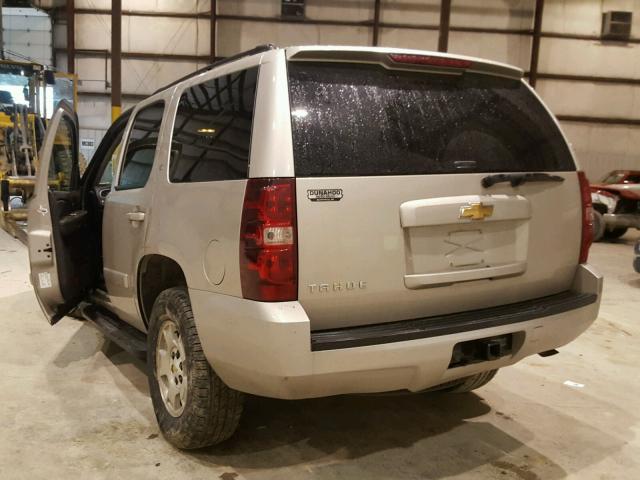 1GNFK13077R102155 - 2007 CHEVROLET TAHOE K150 GRAY photo 3