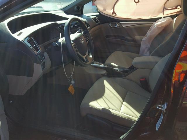 19XFB2F87DE090225 - 2013 HONDA CIVIC EX ბურგუნდია ფოტო 5