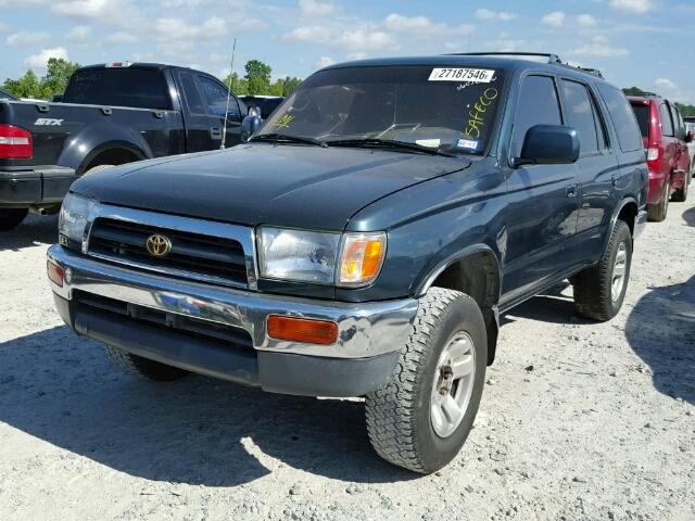 JT3GN86R2V0034294 - 1997 TOYOTA 4RUNNER SR GREEN photo 2