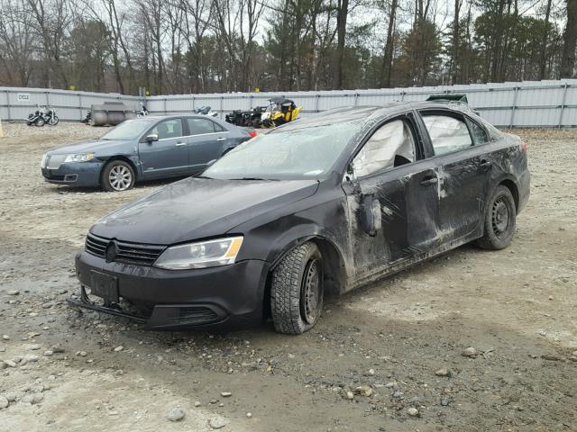 3VW2K7AJ5EM369666 - 2014 VOLKSWAGEN JETTA BASE 黑色 照片 2