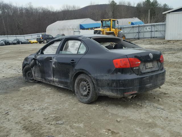 3VW2K7AJ5EM369666 - 2014 VOLKSWAGEN JETTA BASE 黑色 照片 3
