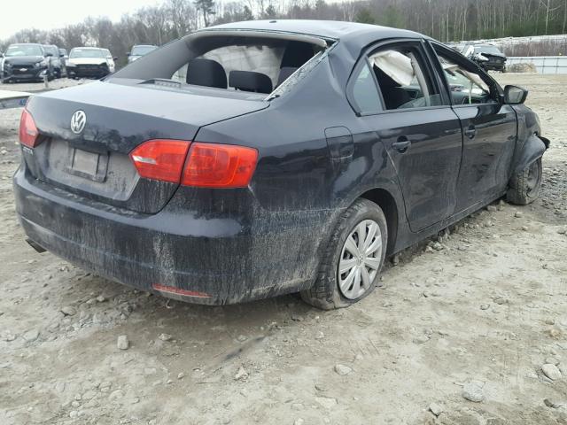 3VW2K7AJ5EM369666 - 2014 VOLKSWAGEN JETTA BASE 黑色 照片 4