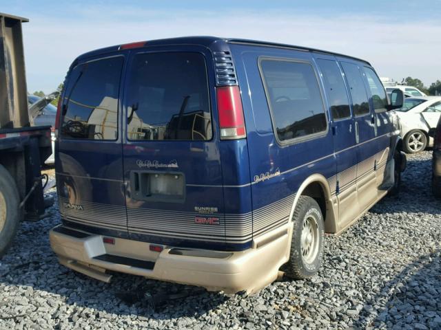 1GDFG15R9Y1189073 - 2000 GMC SAVANA RV BLUE photo 4