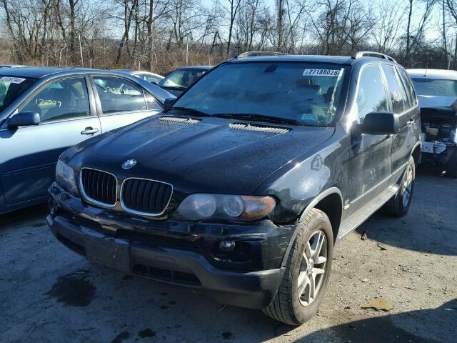 5UXFA13516LY41545 - 2006 BMW X5 3.0I BLACK photo 2