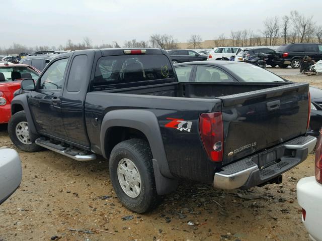 1GCDT196948206575 - 2004 CHEVROLET COLORADO BLACK photo 3