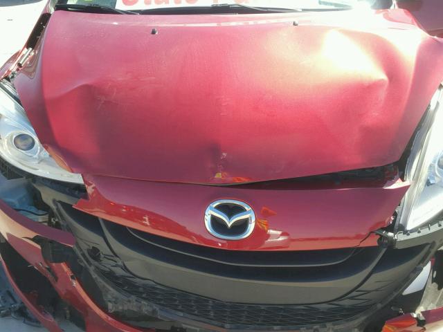 JM1CW2BL2E0169295 - 2014 MAZDA 5 SPORT RED photo 7