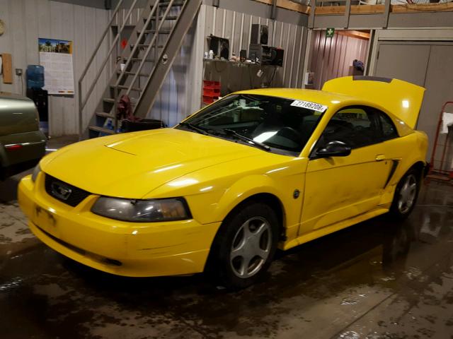 1FAFP40454F102807 - 2004 FORD MUSTANG YELLOW photo 2