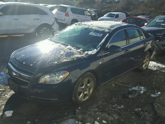 1G1ZH57B684219496 - 2008 CHEVROLET MALIBU 1LT BLUE photo 2