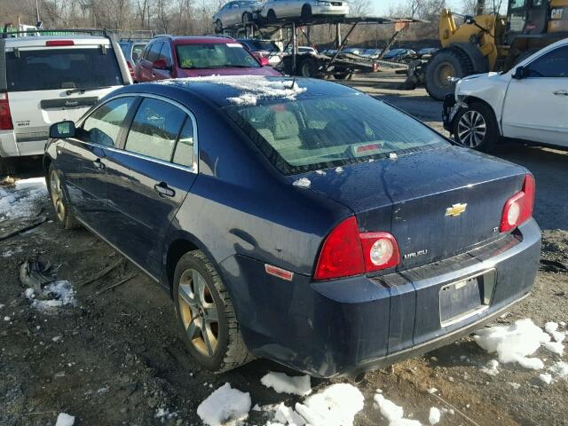 1G1ZH57B684219496 - 2008 CHEVROLET MALIBU 1LT BLUE photo 3