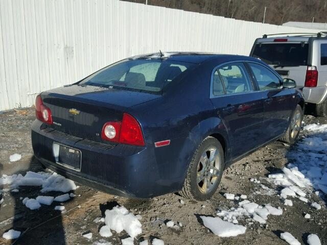 1G1ZH57B684219496 - 2008 CHEVROLET MALIBU 1LT 蓝色 照片 4