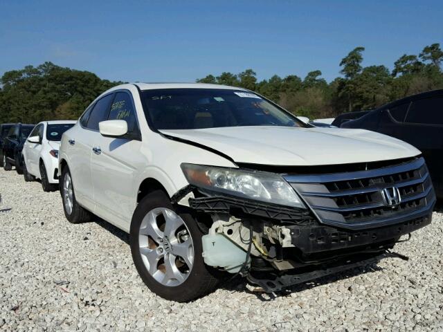 5J6TF1H5XAL014502 - 2010 HONDA ACCORD CRO WHITE photo 1