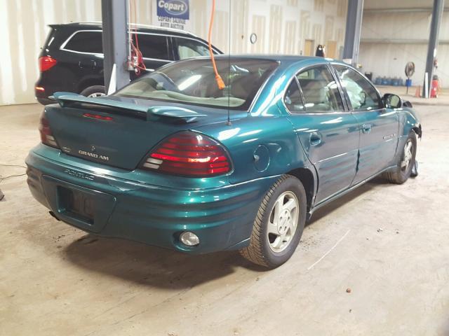 1G2NE52T9XM705110 - 1999 PONTIAC GRAND AM S მწვანე ფოტო 4