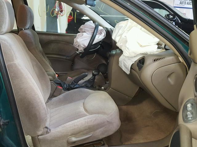 1G2NE52T9XM705110 - 1999 PONTIAC GRAND AM S მწვანე ფოტო 5