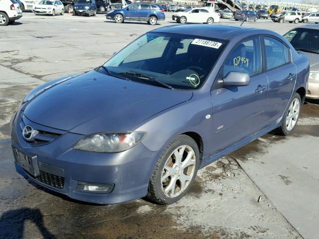 JM1BK323681140118 - 2008 MAZDA 3 S GRAY photo 2