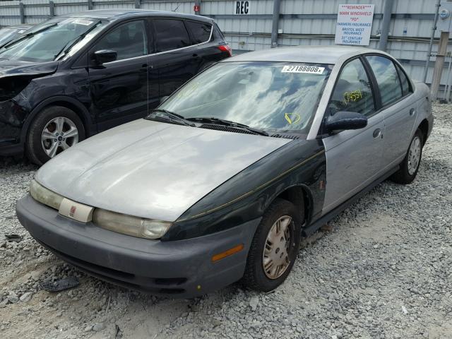 1G8ZH5289TZ217265 - 1996 SATURN SL1 GRAY photo 2