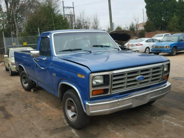 1FTDF15YXFNA13063 - 1985 FORD F150 BLUE photo 1