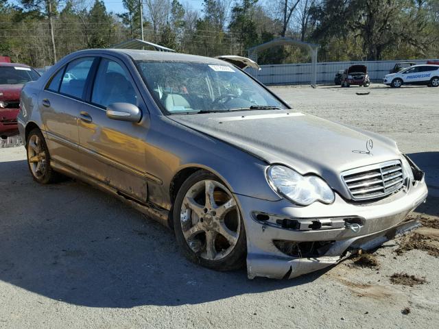 WDBRF52H97A940631 - 2007 MERCEDES-BENZ C 230 BEIGE photo 1